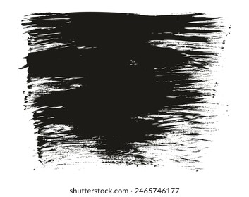 Hand Drawn Flat Fan Brush Thin Long Background High Detail Abstract Vector Background Set 