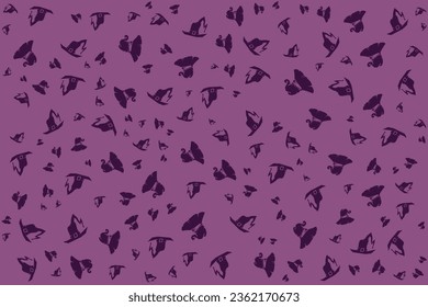 Hand drawn flat Halloween pattern design