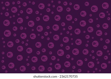Hand drawn flat Halloween pattern design