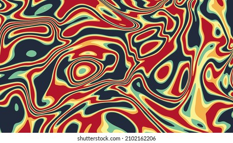 Fondo psicodélico estirado por mano 