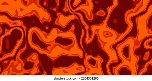 Hand drawn flat psychedelic groovy background
