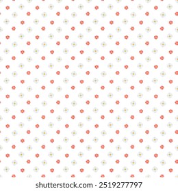 Desenhado à mão design pequeno padrão floral.