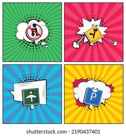 Colección de elementos de caricatura de moda de moda dibujada a mano