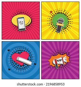 Noticias de la recolección de elementos de dibujos a la moda a la mano