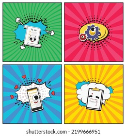 Planificación de la recolección de elementos de dibujos a la moda a la mano