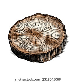  Barajas de madera planas dibujadas a mano ponen arte con líneas pequeñas