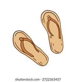 Handgezeichnete Flip-Flops-Illustration