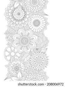 Hand Drawn Floral Background