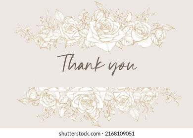 diseño de fondo floral dibujado a mano