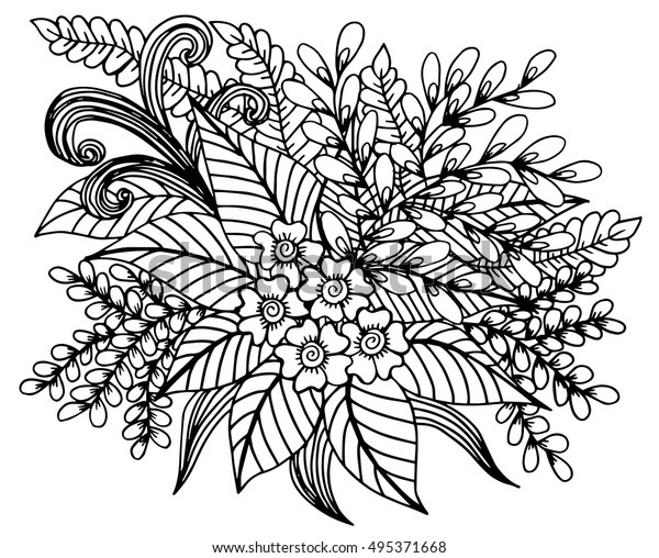 410 Top Flower Doodle Coloring Pages Pictures