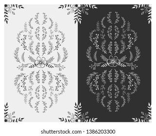 Hand Drawn Floral Elements Design
