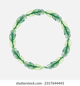 Hand drawn floral frames with flowers, branch and leaves botanical outline borders. Vector illustration for labels, branding business identity, wedding invitation 