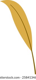 Hand Drawn Floral Leaf Vector Illustration