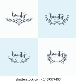hand drawn floral ornament editable master files