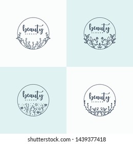 hand drawn floral ornament editable master files