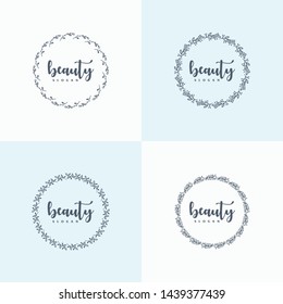 hand drawn floral ornament editable master files