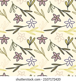 handgezeichneter floraler Hintergrund