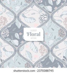 hand drawn floral pattern design 07