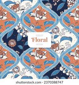 hand drawn floral pattern design 11