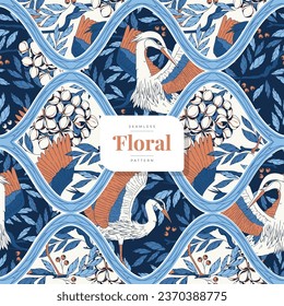 hand drawn floral pattern design 12