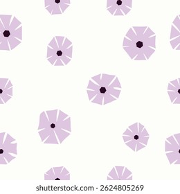 Hand drawn floral pattern design, seamless abstract floral pattern