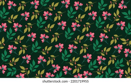 Patrón floral dibujado a mano. Patrón de fondo de la flor