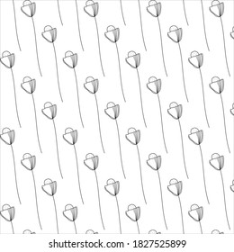 Hand drawn floral pattern . printing for textiles ,scrap books ,wallpaper ,frames and gift covers .eps10.