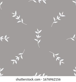 Hand drawn floral seamless pattern
