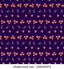 Hand drawn floral seamless pattern design vector