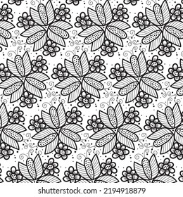 hand drawn Floral seamless pattern. perfect for batik, fashion, textile fabric, background, cover