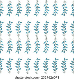Hand drawn floral seamless pattern with beauty flowers vector design. Perfect for textile prints