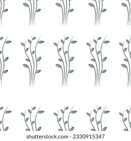 Patrón ininterrumpido de flores dibujado a mano con diseño vectorial de flores de belleza. Perfecto para impresiones textiles