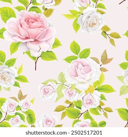 Ornamento de patrón sin fisuras florales dibujado a mano