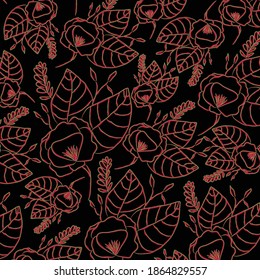 patrón de superficie floral dibujado a mano que puede utilizarse para imprimir, papel tapiz, fondos de fondo,
libros de chatarra, cubiertas.
