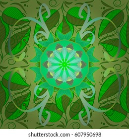 Hand drawn floral texture, decorative flowers. Vector seamless colorful floral pattern.