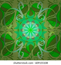 Hand drawn floral texture, decorative flowers. Vector seamless colorful floral pattern.