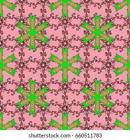 Hand drawn floral texture, decorative flowers. Vector seamless colorful floral pattern.
