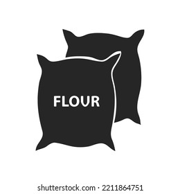 Hand drawn Flour sack vector illustration