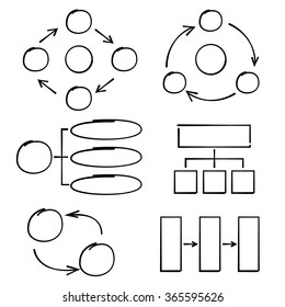 Hand Drawn Flow Chart Diagram