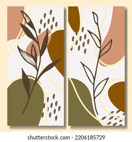 Hand drawn flower abstract background collection wallpaper