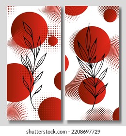 Hand drawn flower abstract background collection wallpaper