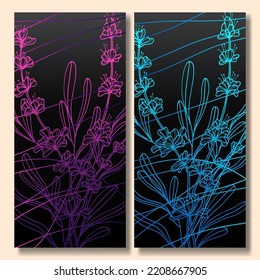 Hand drawn flower abstract with multicolor background collection wallpaper