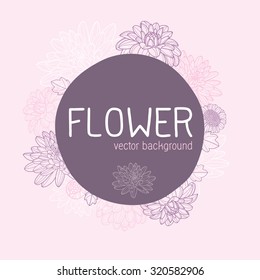 hand drawn flower background