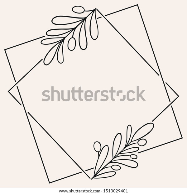 hand drawn\
flower doodles style design Wedding floral elements wreath,\
dividers, laurel. decorative invitation\
.