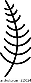Hand drawn flower, floral plant, botanical leaves art  element in a glyph illustration design set for invitation, greeting card, poster, web, print and frames 