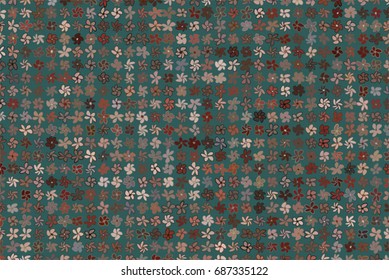 Hand drawn flower illustrations background, good for graphic design, invitations cards, flyers, wallpapers, booklets or posters Vector graphic.