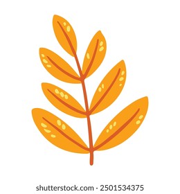 Handgezeichnete Blumen- und Blattgrafik.