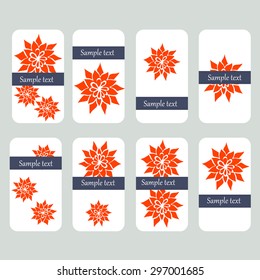 Hand drawn flower mandala discount card