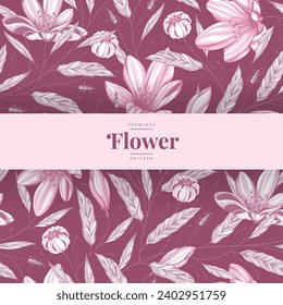hand drawn flower pattern 14
