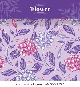 hand drawn flower pattern 6
